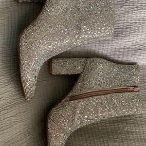 CADY RHINESTONES Betsy Johnson bootie